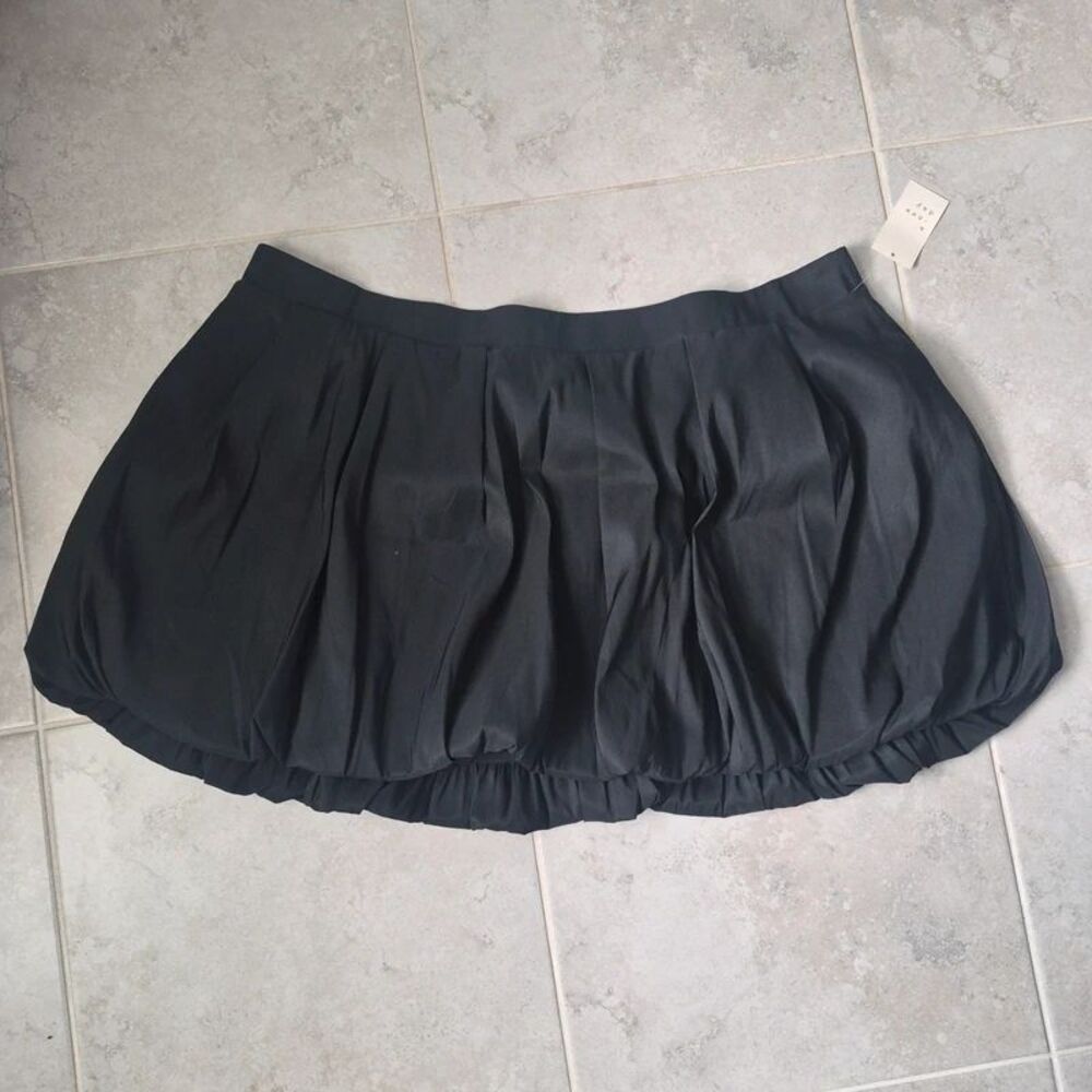Womens Hem Mini Bubble Skirt